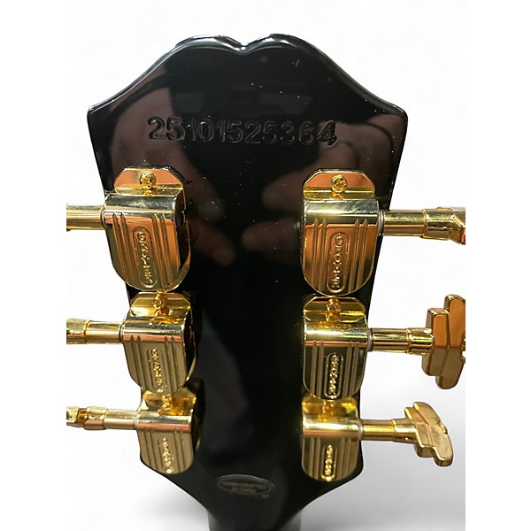 Used 2025 Epiphone Joe Bonamassa Les Paul Custom Black and Gold Solid Body Electric Guitar