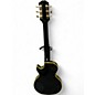 Used 2025 Epiphone Joe Bonamassa Les Paul Custom Black and Gold Solid Body Electric Guitar