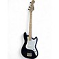 Used Squier Bronco Black Electric Bass Guitar thumbnail