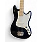 Used Squier Bronco Black Electric Bass Guitar