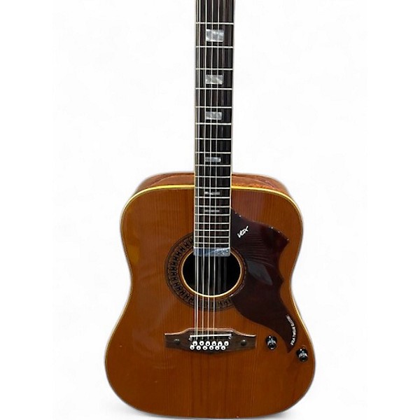 Used VOX Folk Twelve Electric Natural 12 String Acoustic Electric Guitar