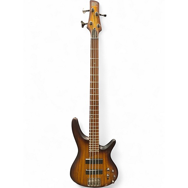Used Ibanez SR500 Brown Sunburst Electric Bass Guitar
