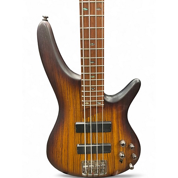 Used Ibanez SR500 Brown Sunburst Electric Bass Guitar