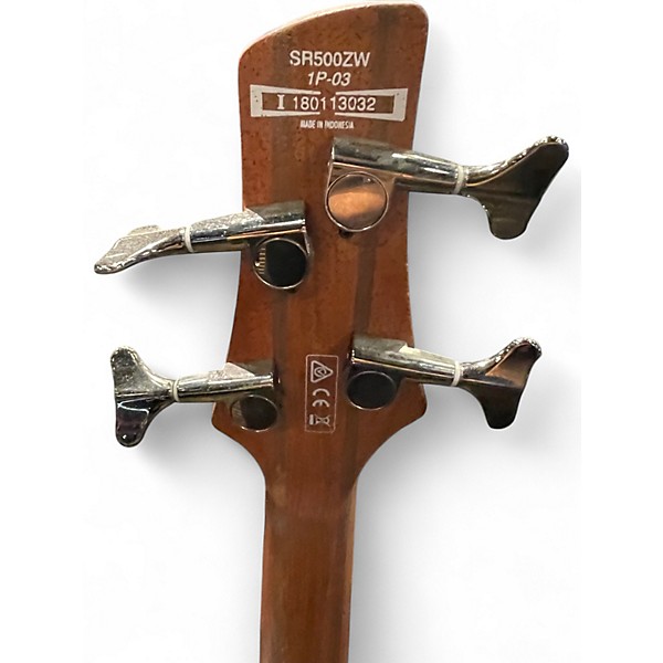 Used Ibanez SR500 Brown Sunburst Electric Bass Guitar