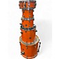 Used Mapex 5 Piece Meridian Birch Orange Drum Kit