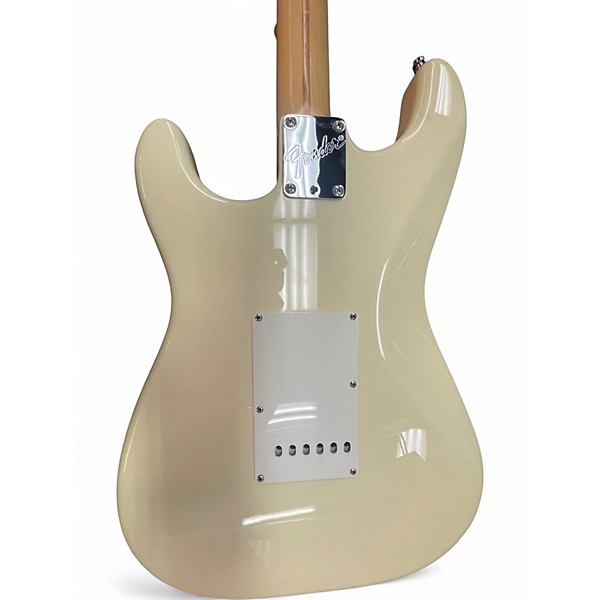 Used 1996 Fender Artist Series Eric Clapton Stratocaster Olympic White Solid Body Electric Guitar