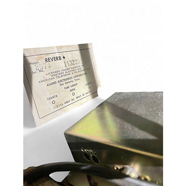 Used 1970s Alamo Reverb Plus 2574 Tube Guitar Amp Head