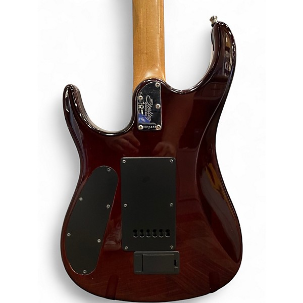 Used Sterling by Music Man JP150 John Petrucci Signature ISLAND BURST Solid Body Electric Guitar