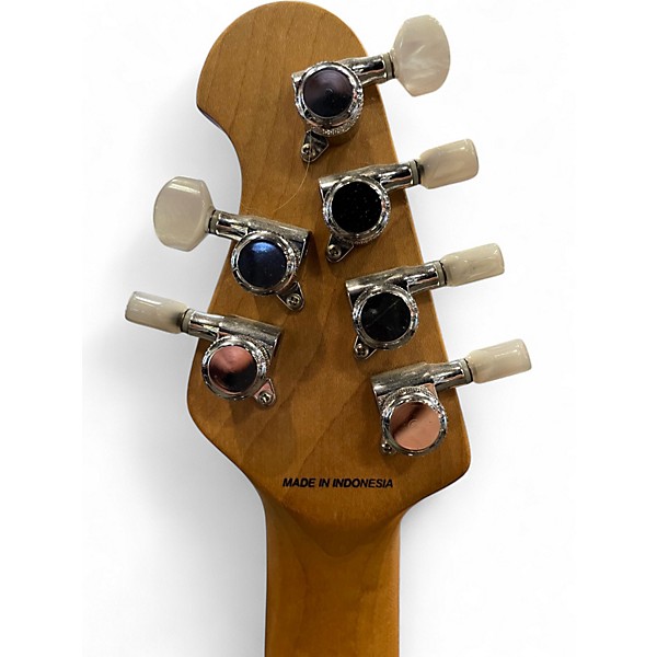 Used Sterling by Music Man JP150 John Petrucci Signature ISLAND BURST Solid Body Electric Guitar