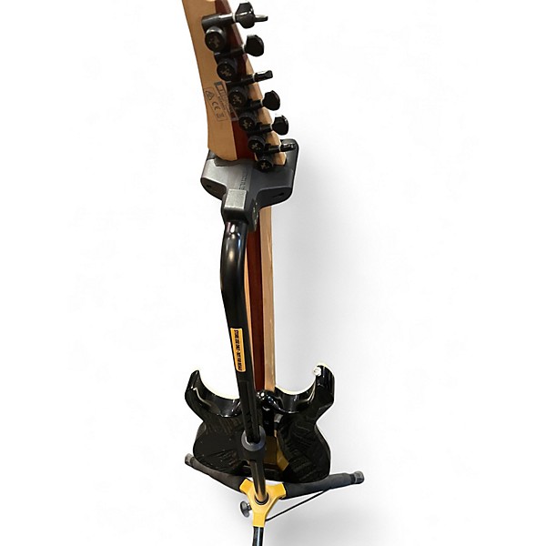 Used Ibanez RGIR20E Iron Label Black Solid Body Electric Guitar