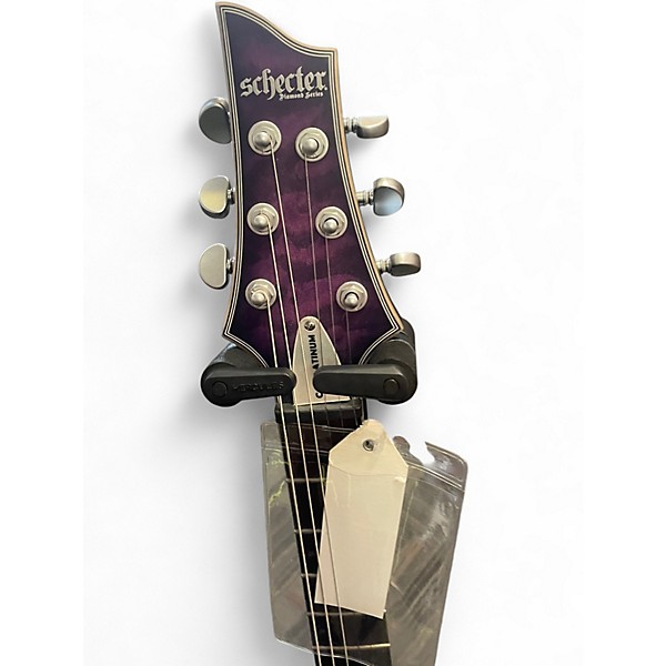 Used 2025 Schecter Guitar Research C1 Platinum royal purple Solid Body Electric Guitar