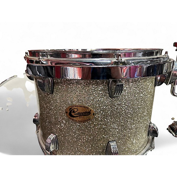 Used Ludwig 6 Piece Centennial Silver Sparkle Drum Kit