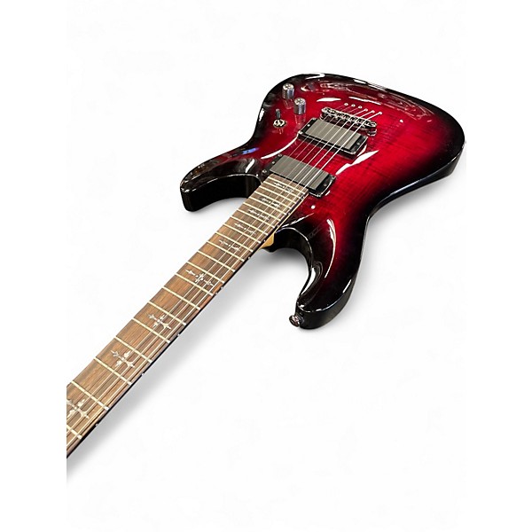 Used Schecter Guitar Research Gryphon Diamond Series Crimson Red Trans Solid Body Electric Guitar