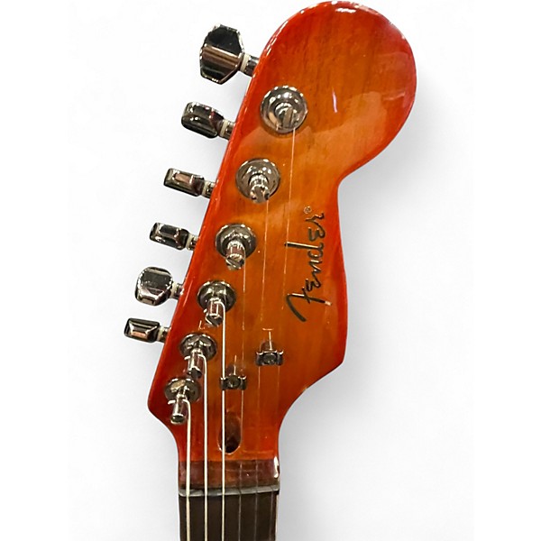 Used Fender Showmaster Sunburst Solid Body Electric Guitar