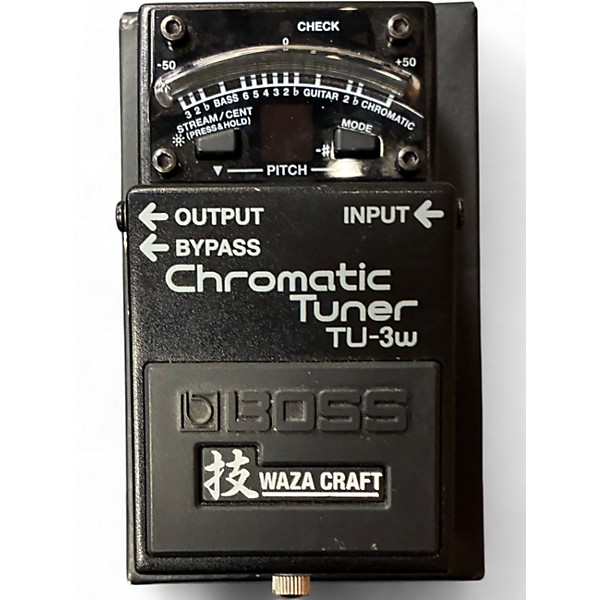 Used BOSS TU3W Waza Craft Chromatic Tuner Pedal