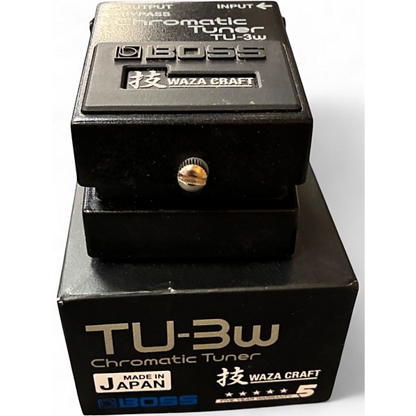 Used BOSS TU3W Waza Craft Chromatic Tuner Pedal