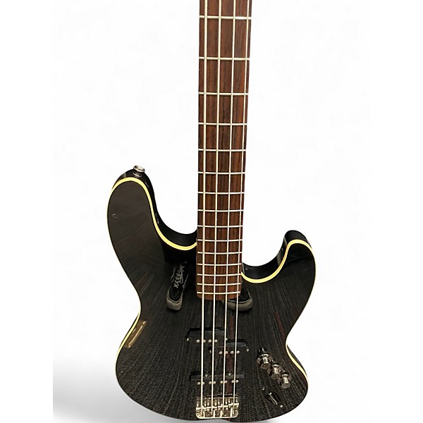 Used Fender Aerodyne Jazz Bass Black Electric Bass Guitar