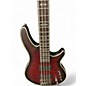 Used Schecter Guitar Research Hellraiser Extreme 4 String Crimson Red Burst Electric Bass Guitar