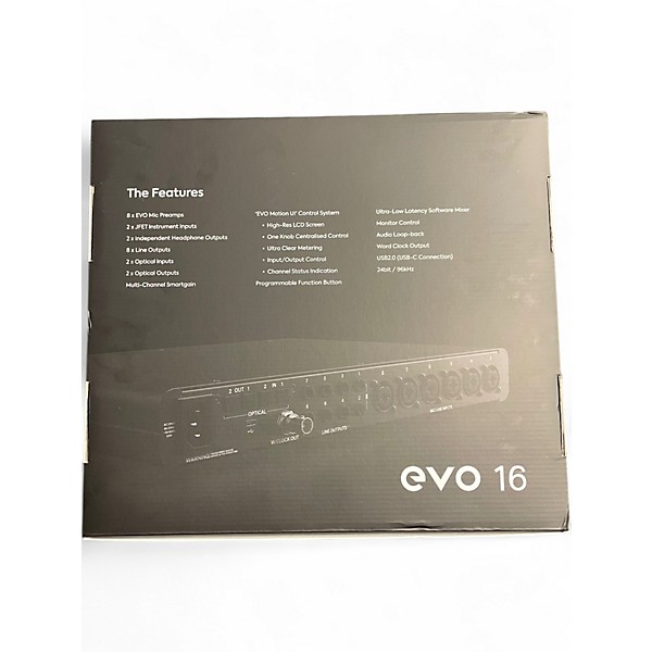 Used Audient EVO 16 Audio Interface