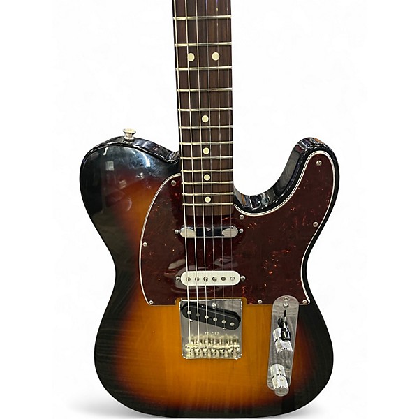 Used Fender TELECASTER 3 Tone Sunburst Solid Body Electric Guitar