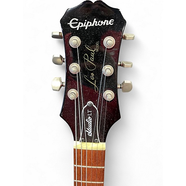 Used Epiphone studio lt Cherry Sunburst Solid Body Electric Guitar