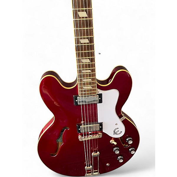 Used Epiphone RIVIERA RED Hollow Body Electric Guitar