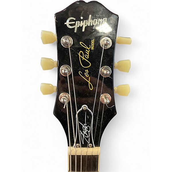 Used Epiphone Slash Signature Les Paul Classic Trans Orange Solid Body Electric Guitar