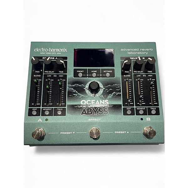 Used Electro-Harmonix OCEAN ABYSS Effect Pedal