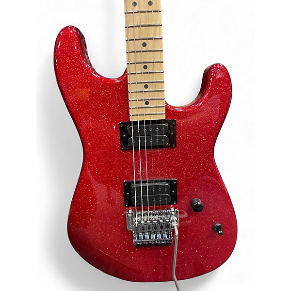 Used Jackson SD22 CROSSROADS RED SPARKLE Solid Body Electric Guitar