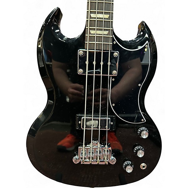 Used Gibson SG Bass Black Electric Bass Guitar