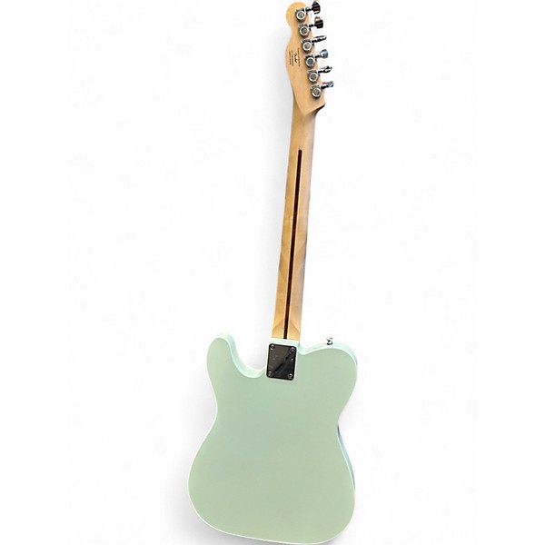 Used Squier Affinity Telecaster Surf Green Solid Body Electric Guitar