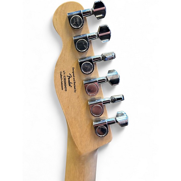 Used Squier Affinity Telecaster Surf Green Solid Body Electric Guitar