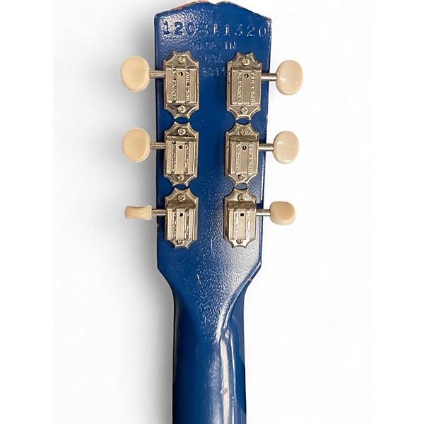 Used 2011 Gibson Les Paul Melody Maker SATIN BLUE Solid Body Electric Guitar