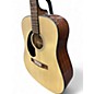 Used Fender CD-60S LEFT HANDED Natural Acoustic Guitar