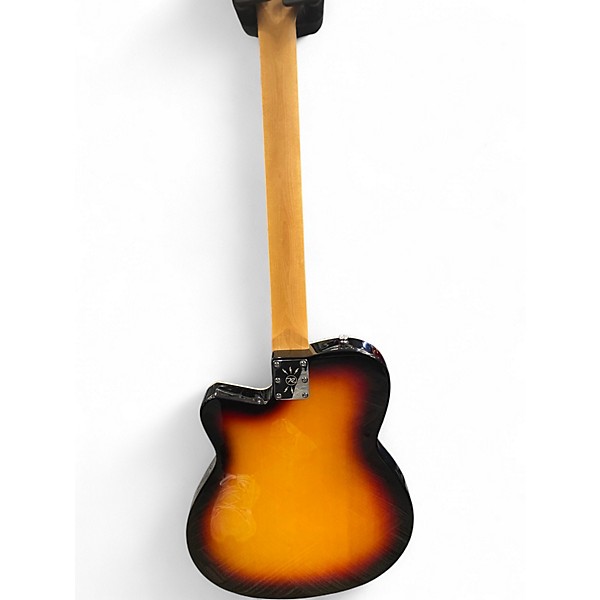 Used 2023 Reverend club king 290 3 Color Sunburst Hollow Body Electric Guitar