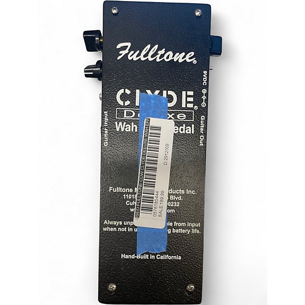 Used Fulltone CDW Clyde Deluxe Wah Effect Pedal