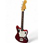 Used Fender Limited Edition Jaguar Candy Apple Red Solid Body Electric Guitar thumbnail