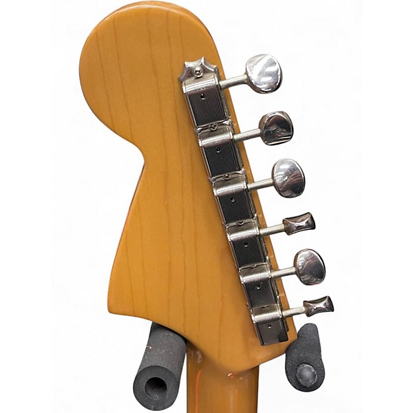 Used Fender Limited Edition Jaguar Candy Apple Red Solid Body Electric Guitar