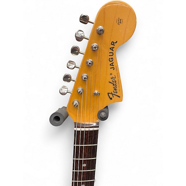 Used Fender Limited Edition Jaguar Candy Apple Red Solid Body Electric Guitar