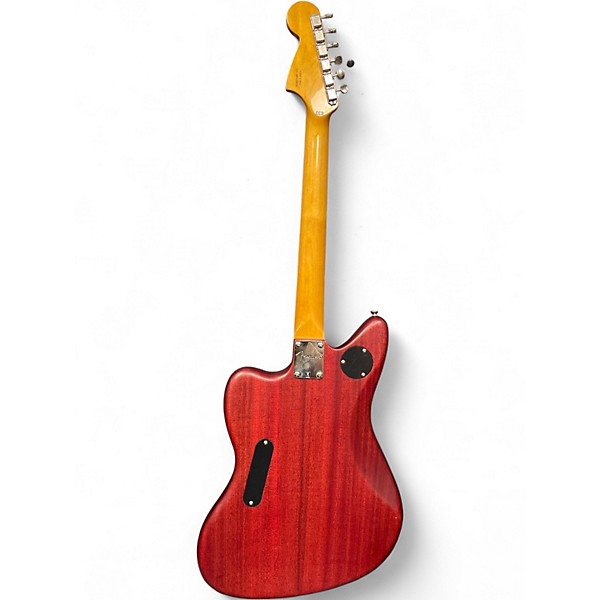 Used Fender JAGUAR Maroon Solid Body Electric Guitar