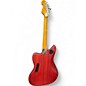 Used Fender JAGUAR Maroon Solid Body Electric Guitar