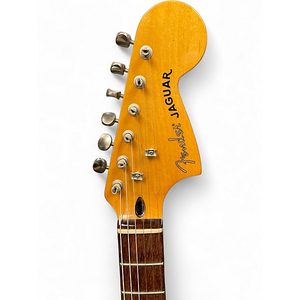 Used Fender JAGUAR Maroon Solid Body Electric Guitar