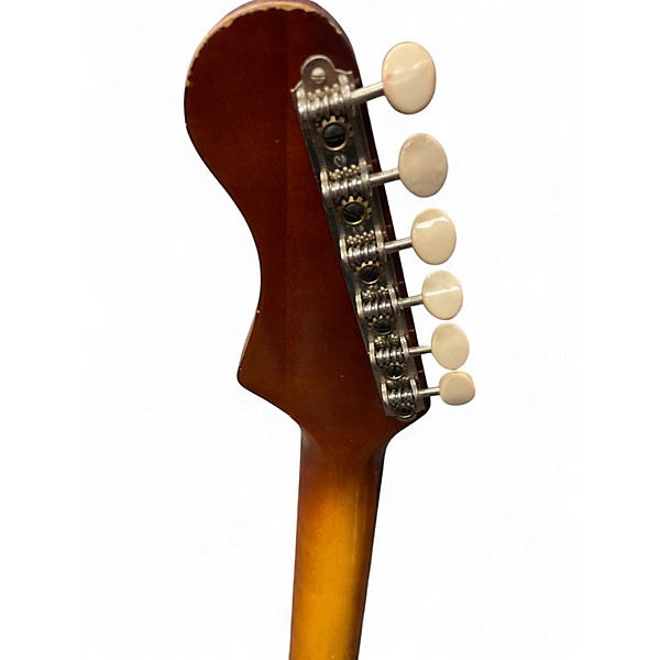 Vintage 1960s Barclay H74-3 Honey Burst Hollow Body Electric Guitar