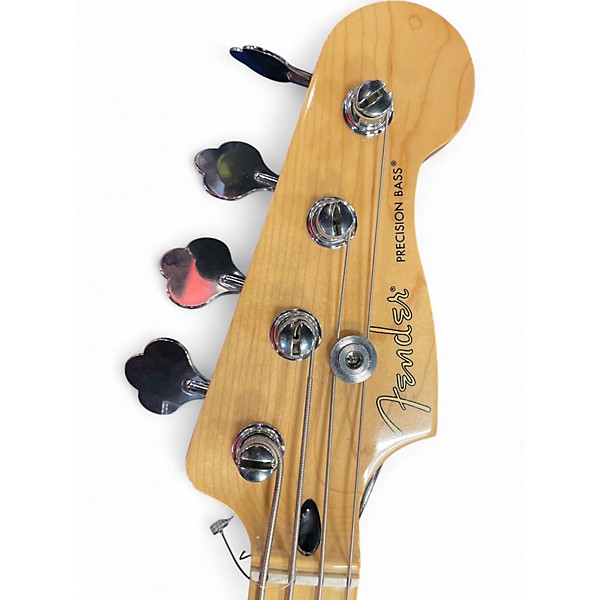 Used Fender Player Precision Bass Black Electric Bass Guitar
