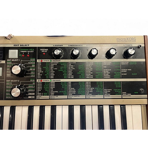 Used KORG Micro Korg 37 Key Synthesizer
