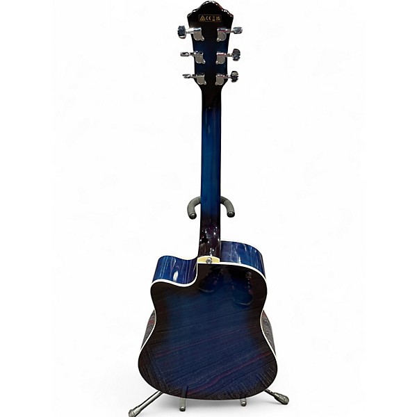 Used Ibanez V70CE-TBS Blue to Black Fade Acoustic Electric Guitar