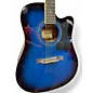 Used Ibanez V70CE-TBS Blue to Black Fade Acoustic Electric Guitar