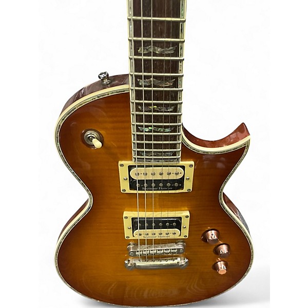 Used ESP LTD EC1000 Deluxe Honey Burst Solid Body Electric Guitar