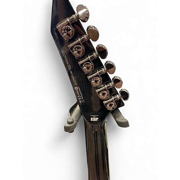 Used Ltd MH-401NT Tansparent black Solid Body Electric Guitar