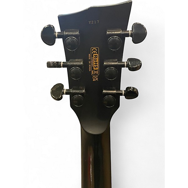 Used Dunable Guitars DE YETI Black Solid Body Electric Guitar